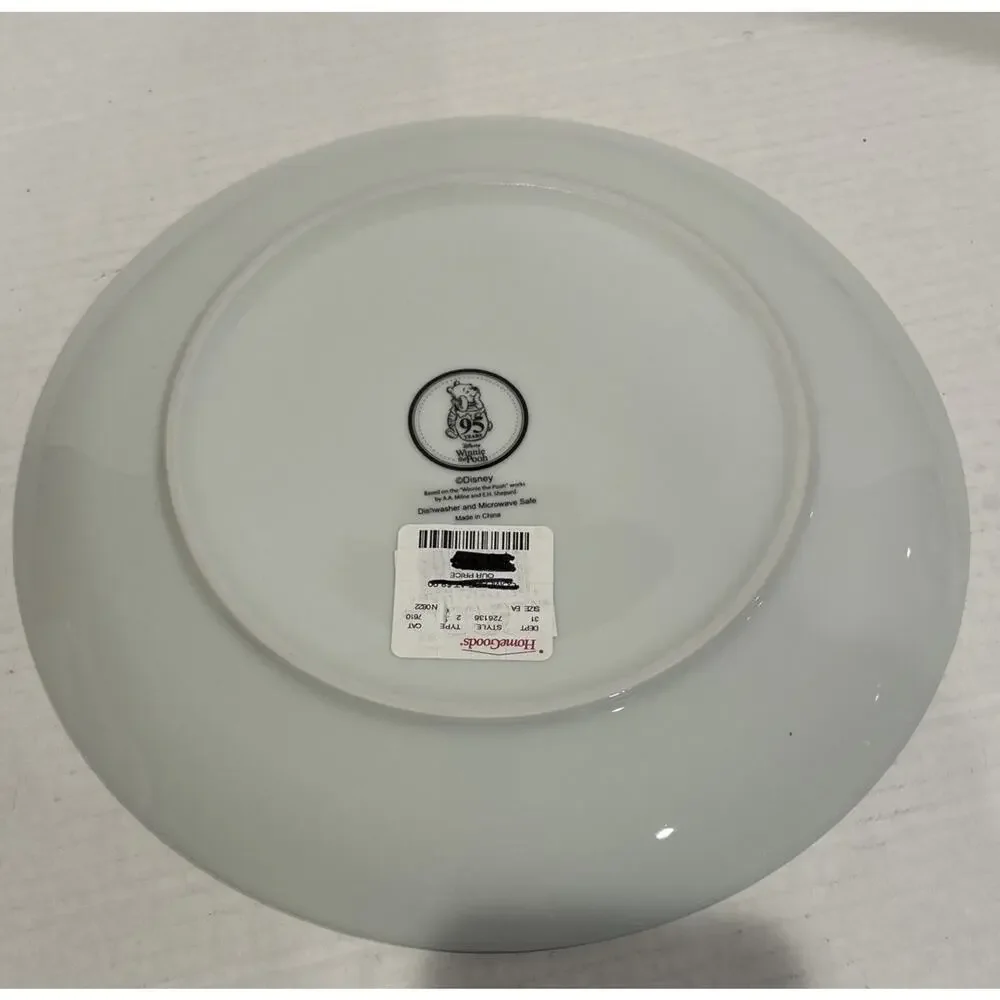 Disney Winnie the Pooh Exploring, 95th Anniversary, Dinner Plate 10-1/2